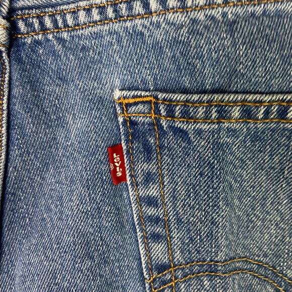 Vintage Y2K Levi's 550 Relaxed Fit Jeans Men's 38 x 30 Blue Cotton - Picture 7 of 15